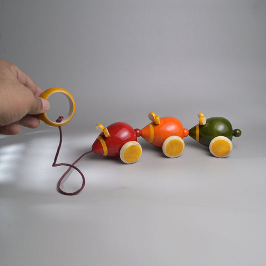 3 BLIND MICE pull toy