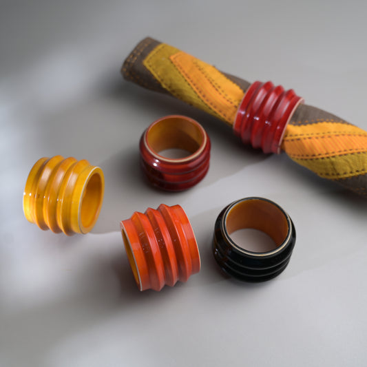 ZIGZAG napking rings (set of 5)
