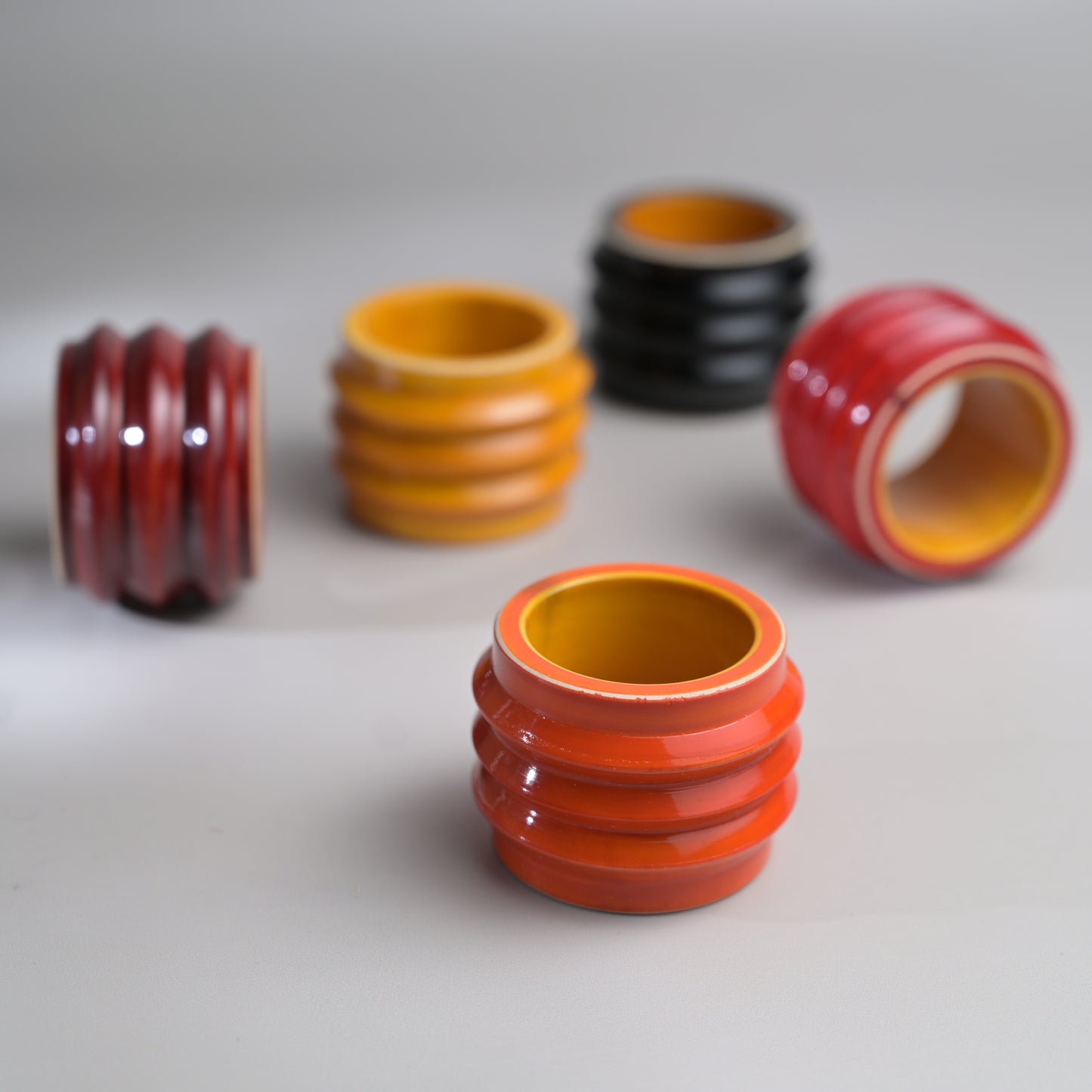 ZIGZAG napking rings (set of 5)