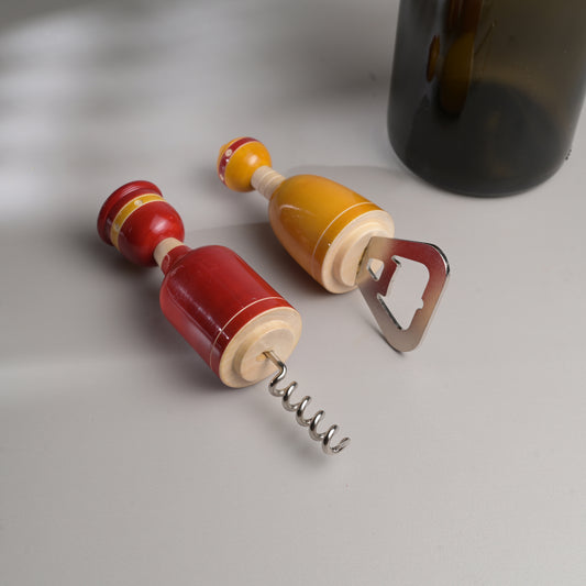 the TOPIWALAS bottle-cork opener set (pair)
