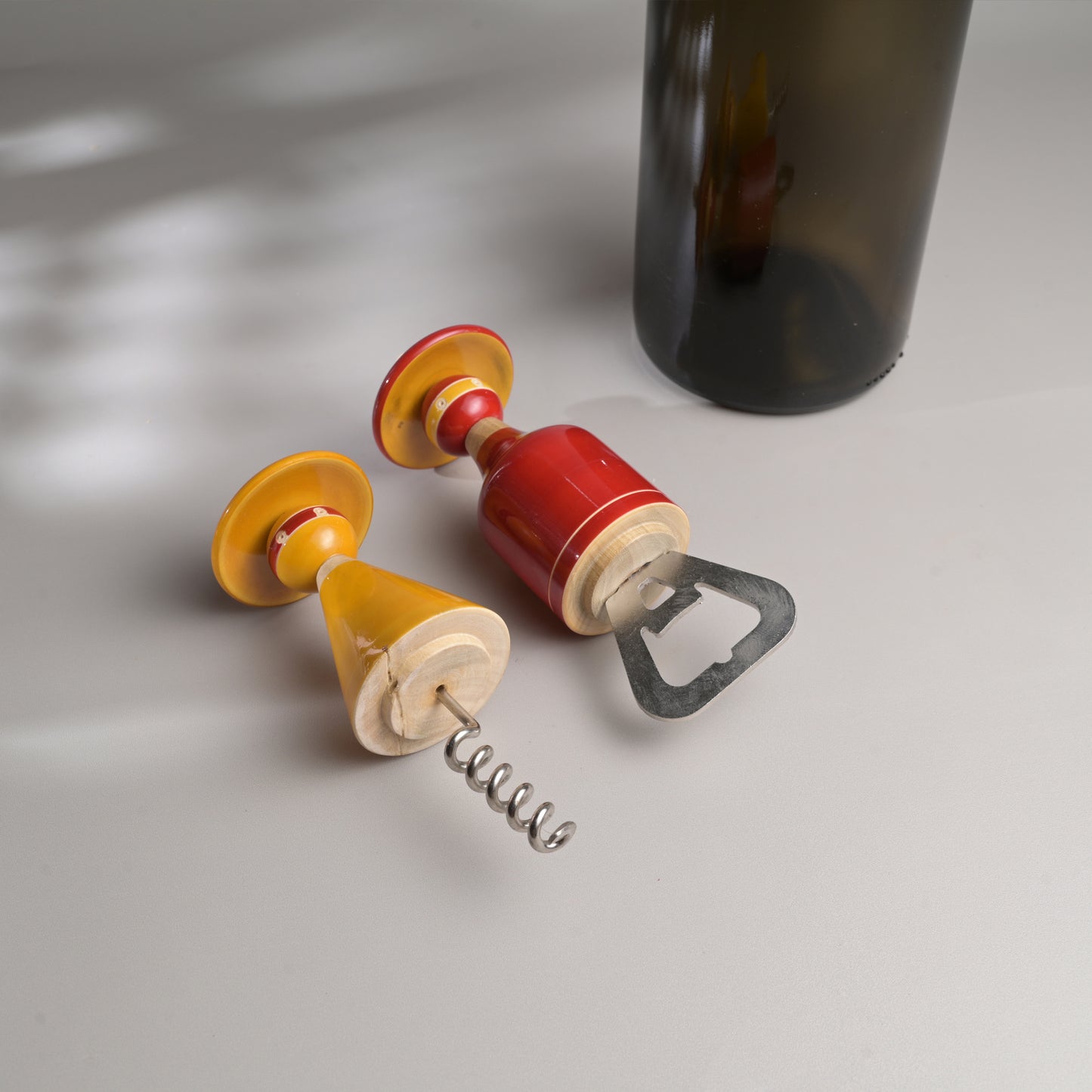 the MADHATTERS bottle-cork opener set (pair)