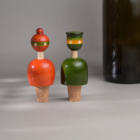 the TOPIWALAS bottle stopper set (pair)