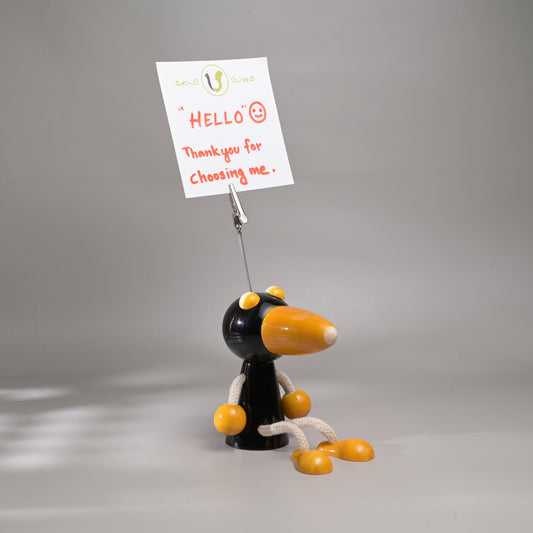 TUNTI TUNTA NOTE HOLDERS - CROW