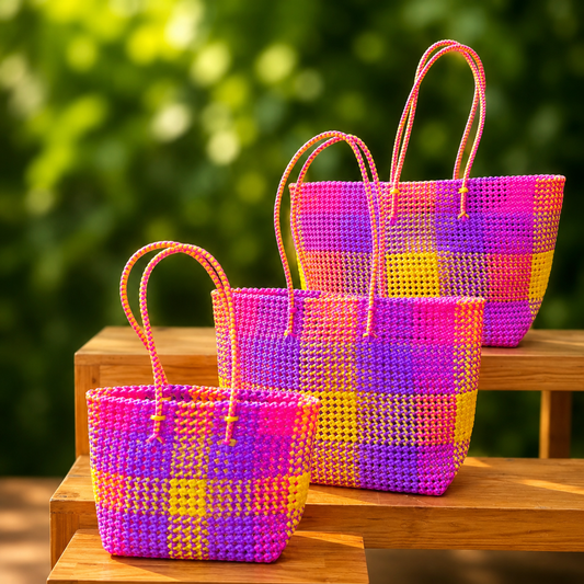 CHETTINAD MADRAS CHECKS BEACH BAGS 04