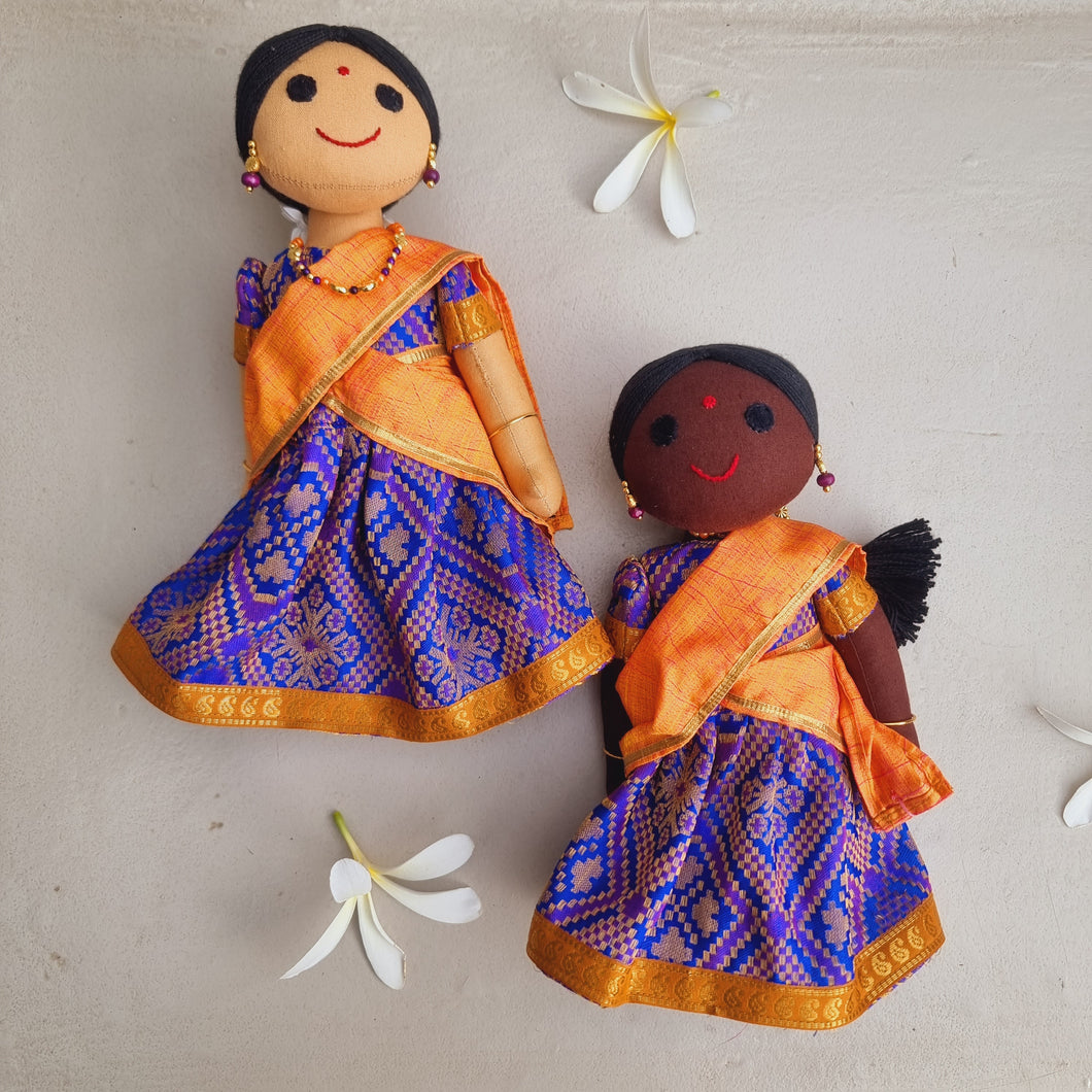 HALF SARI SITA (purple orange)
