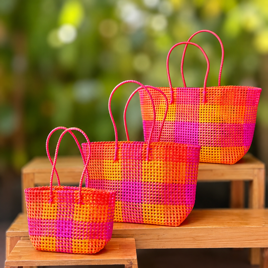 CHETTINAD MADRAS CHECKS BEACH BAGS 01