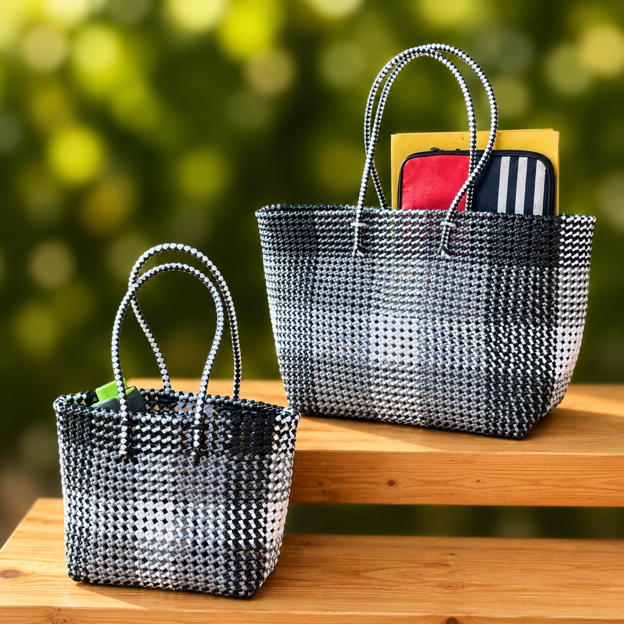 CHETTINAD MADRAS CHECKS BEACH BAGS 03