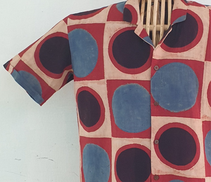 CHAND AJRAKH - red blue