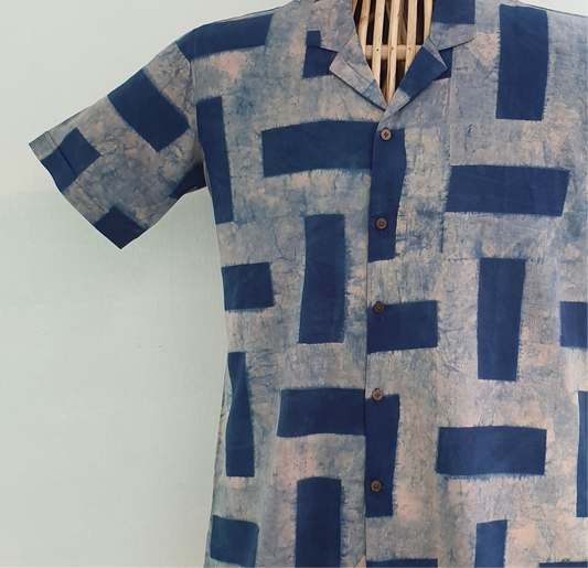 AJRAKH PATCHES - all blue