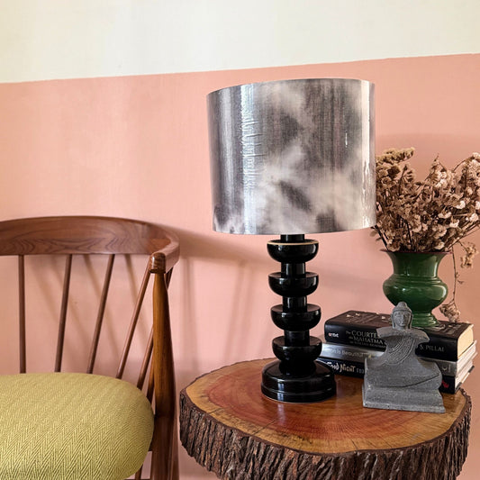 BLOOM BLACK ~ 10" BLACK SHIBORI SHADE