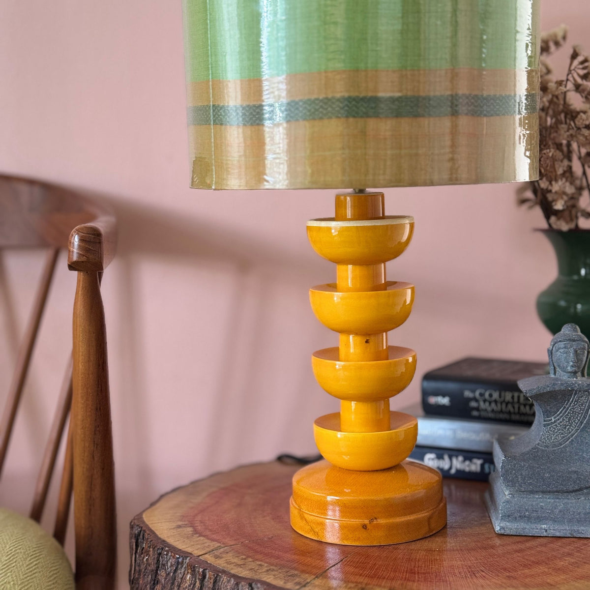 BLOOM YELLOW ~ 10" CHETTINAD SHADE