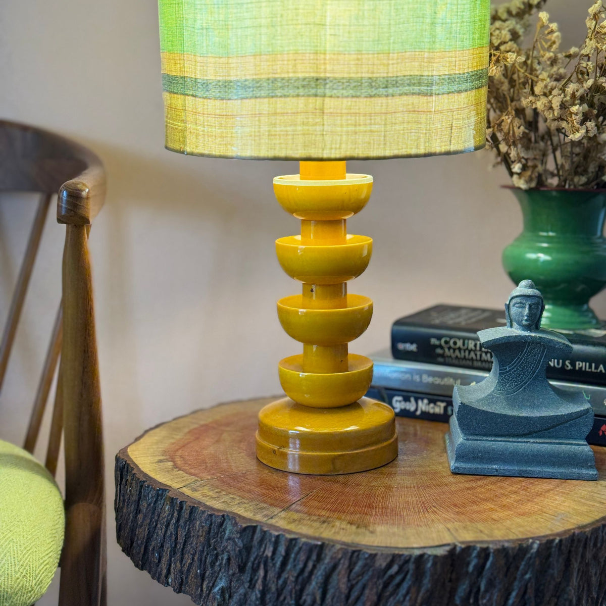 BLOOM YELLOW ~ 10" CHETTINAD SHADE