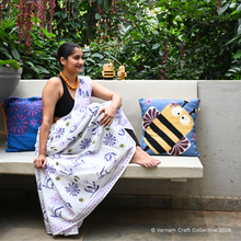 Load image into Gallery viewer, BUMBLEDORE SAREE (Violets)
