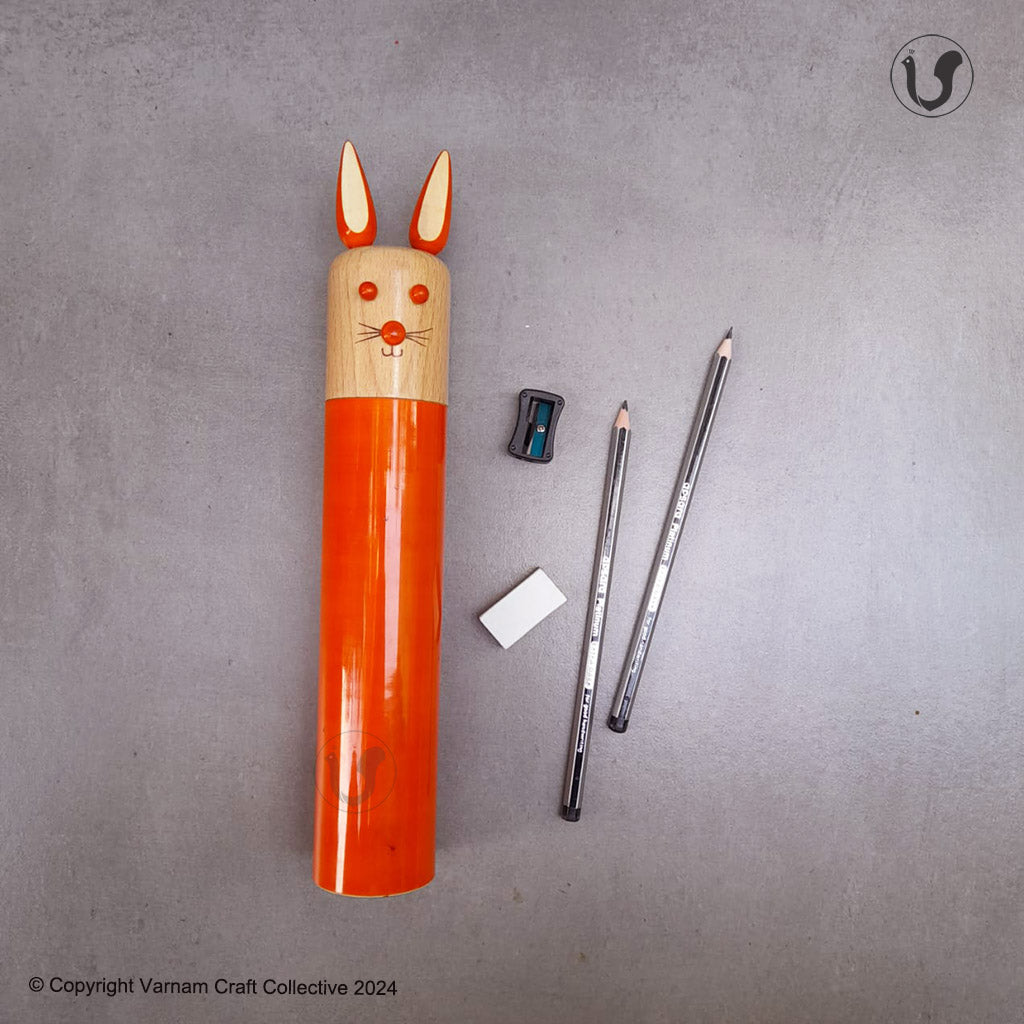 HONEY-BUNNY pencil box – varnamcraftcollective