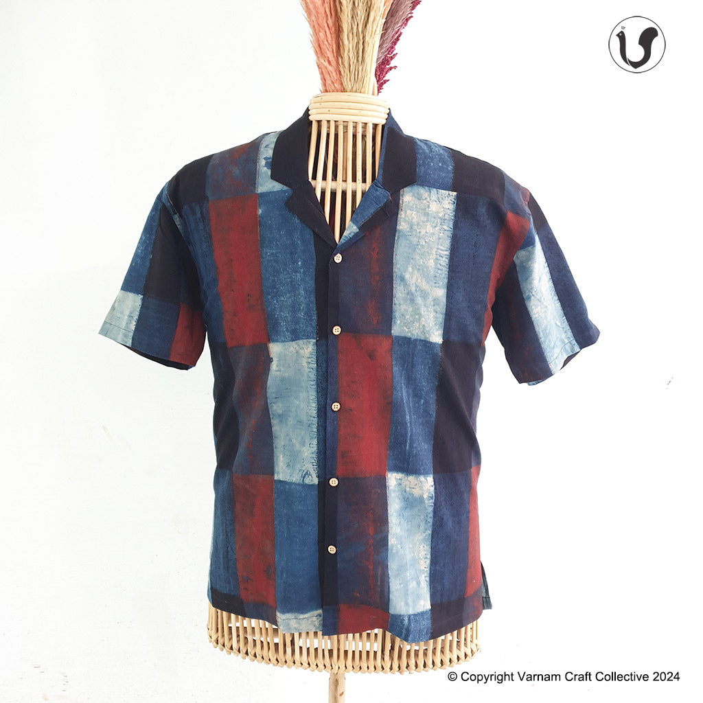 COLOUR BLOCKS - Red Blues – varnamcraftcollective