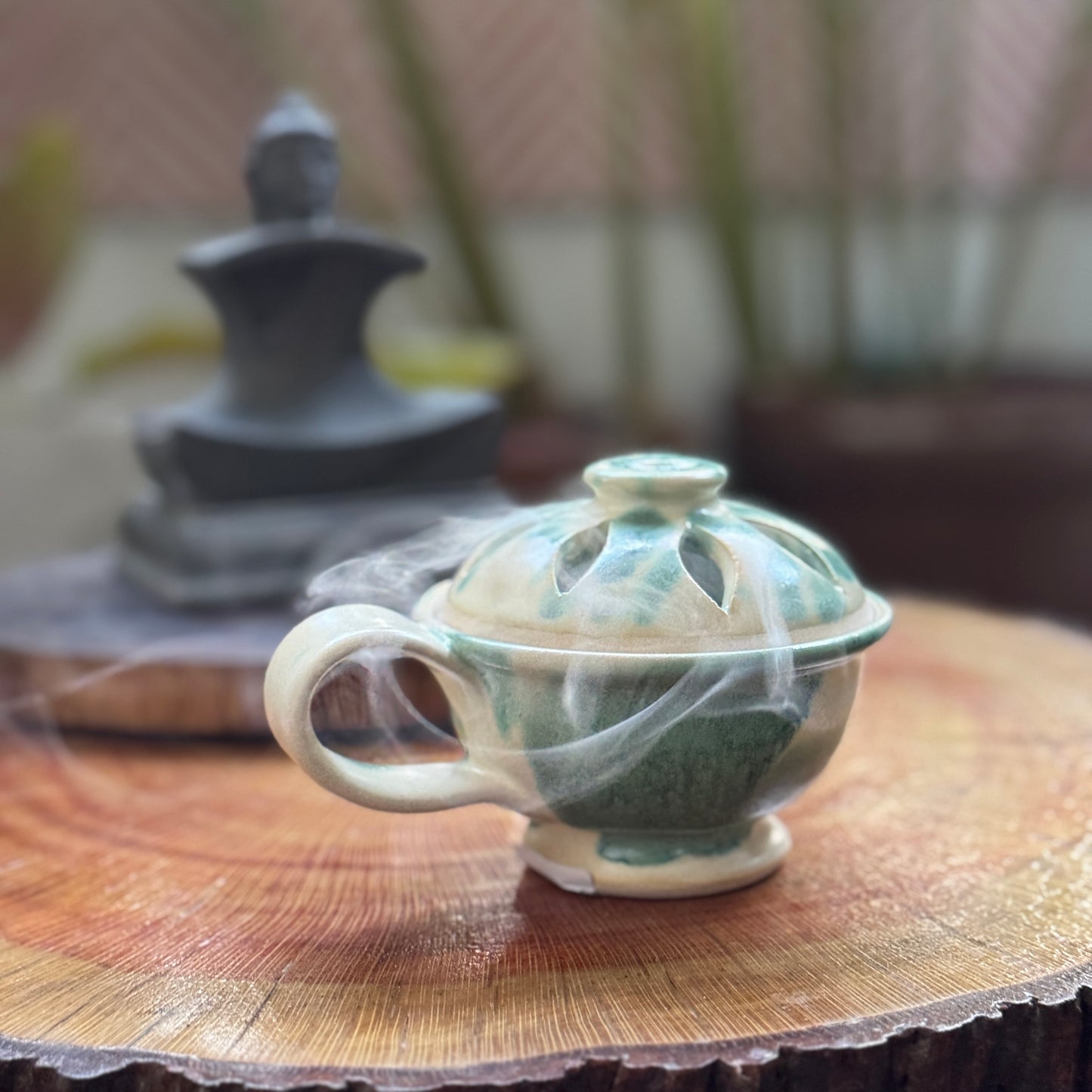 CERAMIC DHOOPA HOLDER