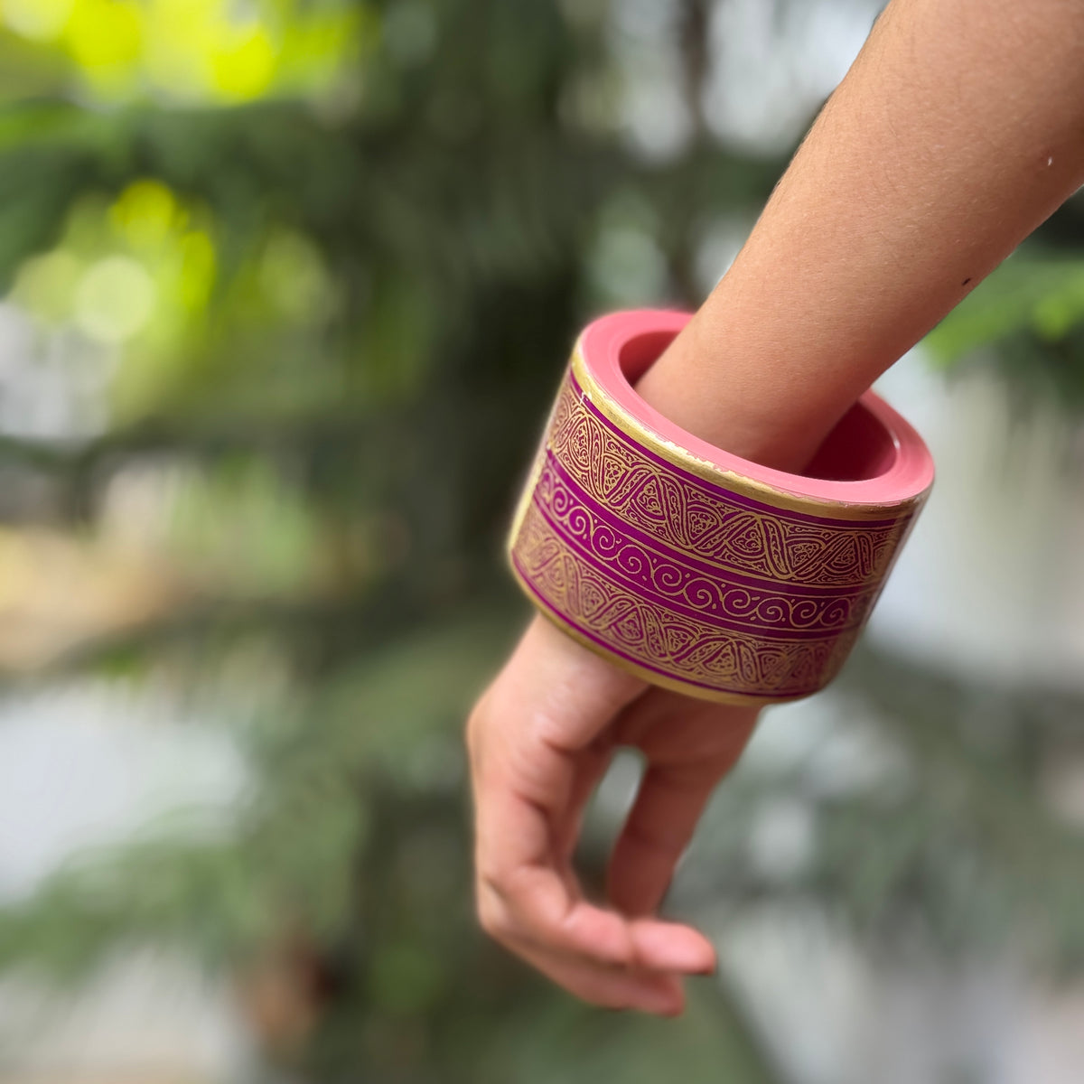 NAQQASHI DVITIYA THICK Magenta Gold/2.4
