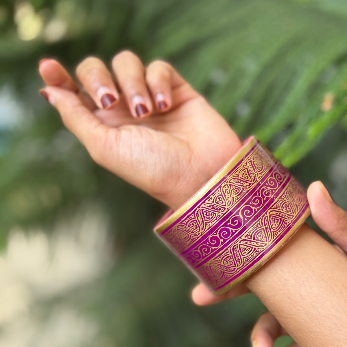 NAQQASHI DVITIYA THICK Magenta Gold/2.4