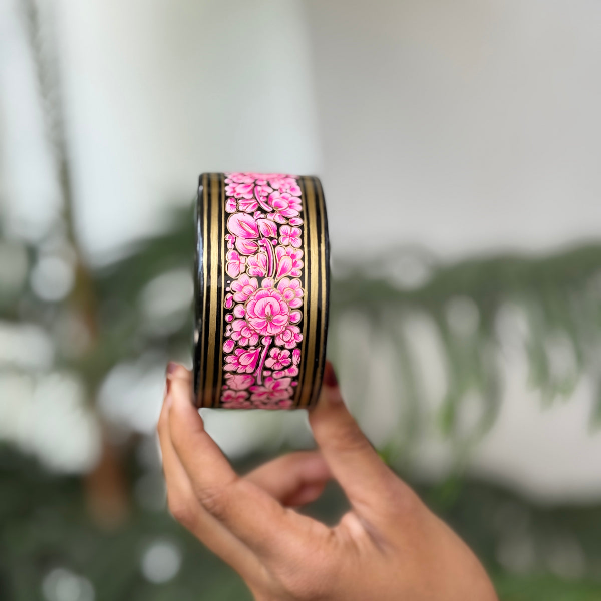 NAQQASHI DVITIYA THIN PINK FLORALS/2.4