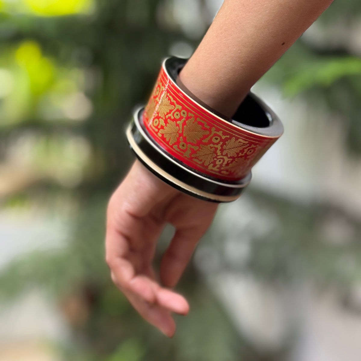 MALHAR NAQQASHI RED CHINAR BLACK 2.4