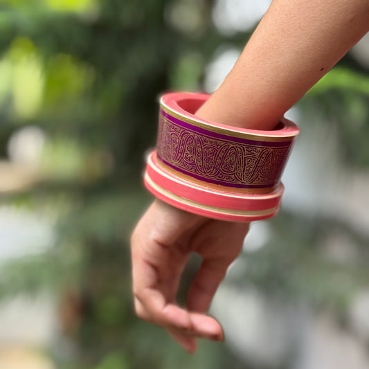 MALHAR NAQQASHI PURPLE PINK 2.4