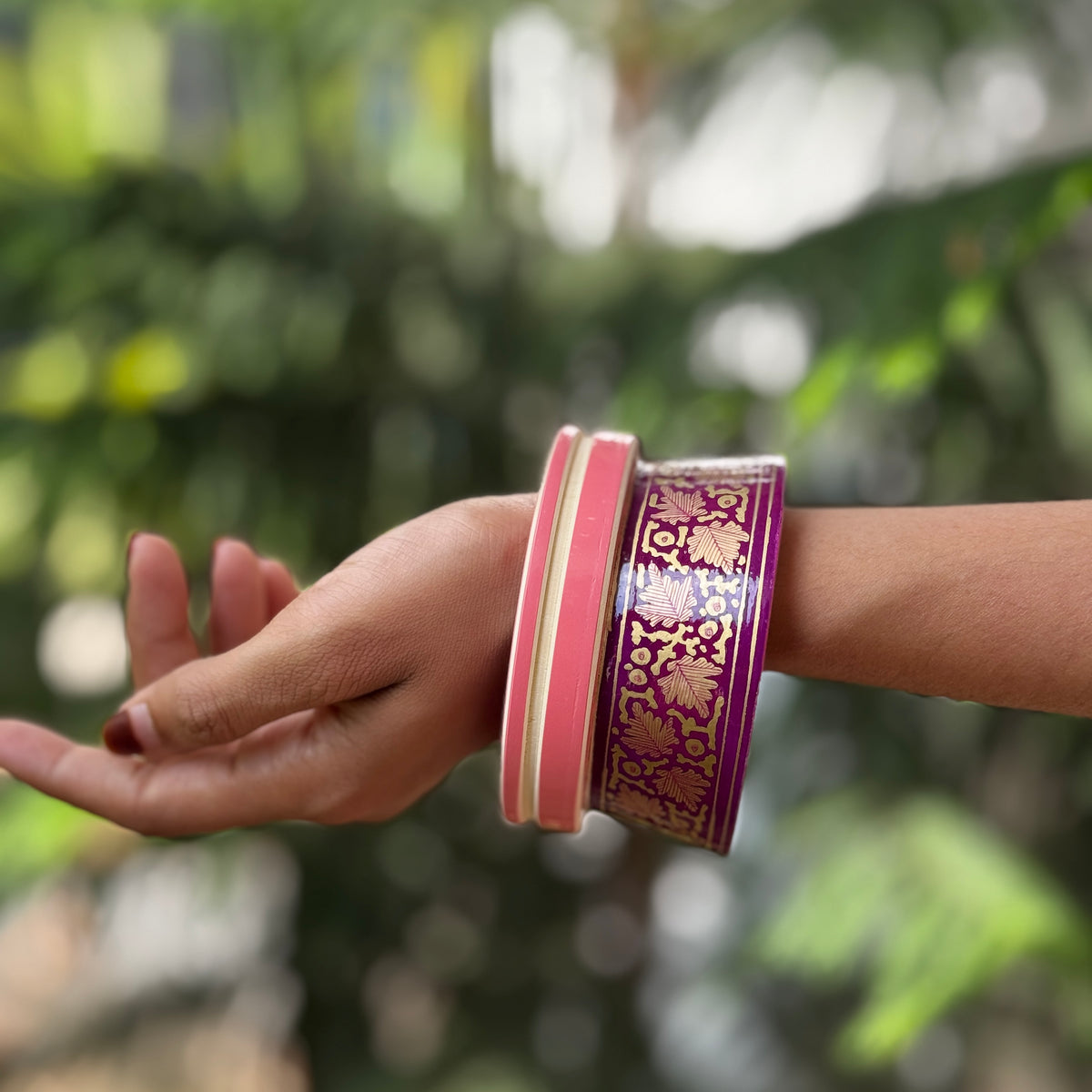 MALHAR NAQQASHI PINK PURPLE CHINA 2.6