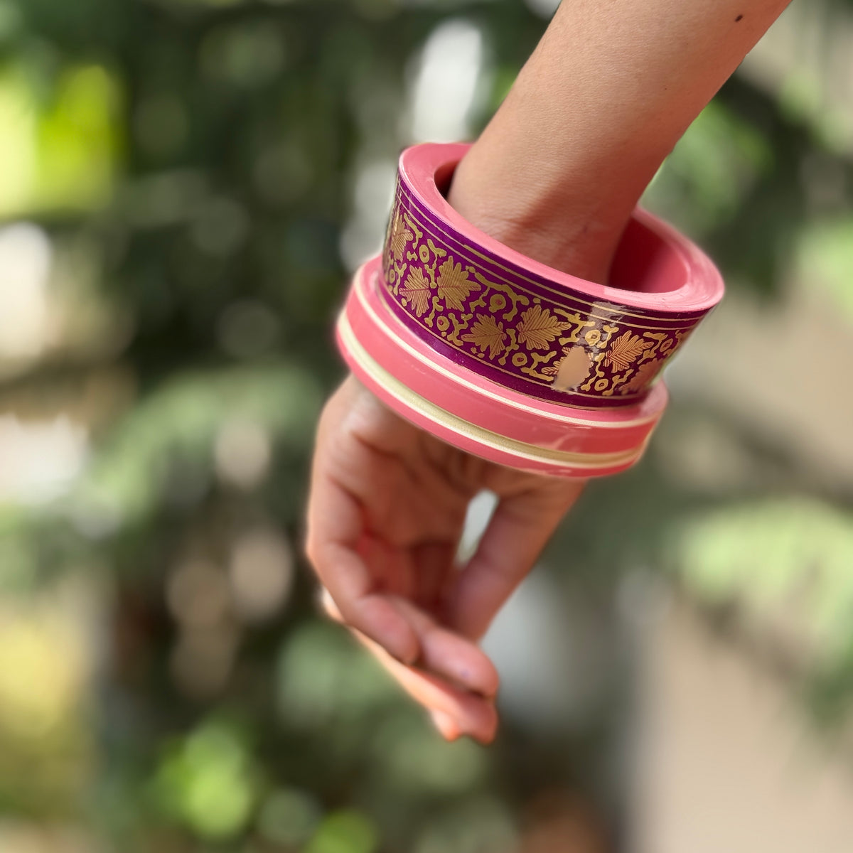 MALHAR NAQQASHI PINK PURPLE CHINA 2.6