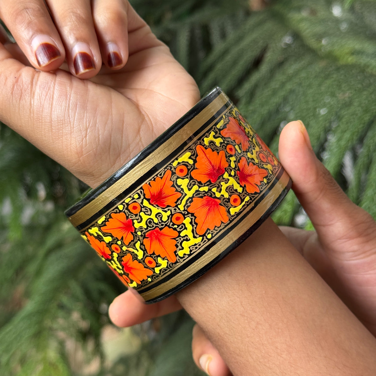 NAQQASHI DVITIYA THICK ORANGE CHINAR GOLD /2.6