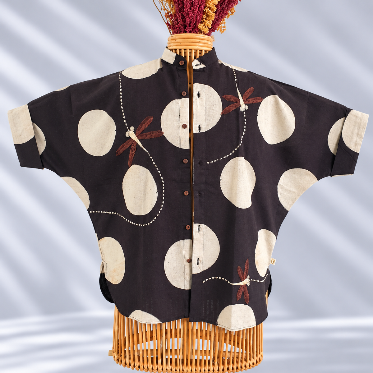ZIPPY DRAGONFLY POLKAS AF D Brown White