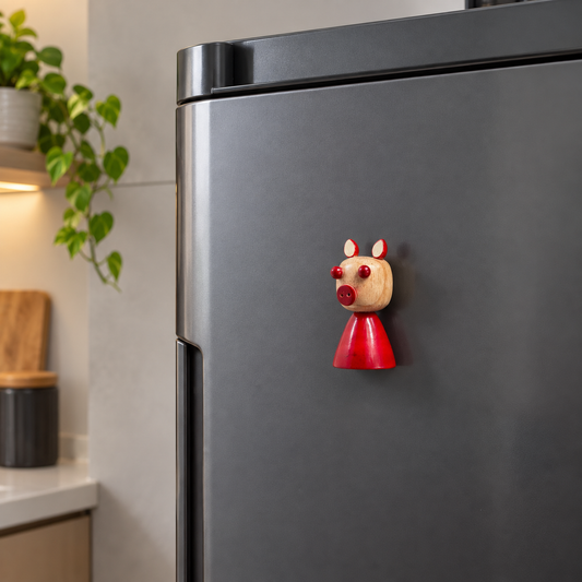 RED OINKSTON D MAGNET