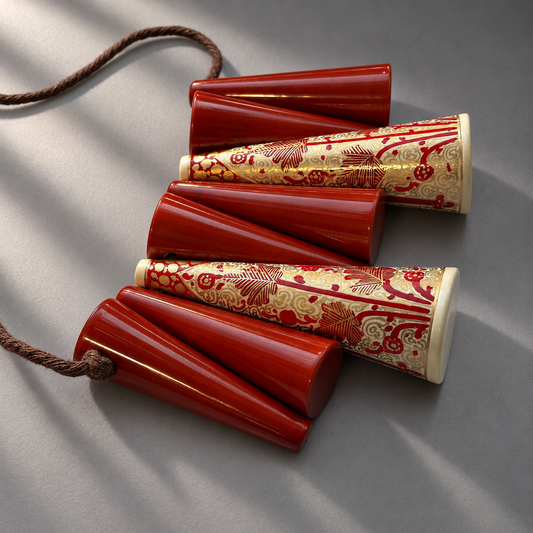 TRIKONES NAQQASHI CREAM RED GOLD