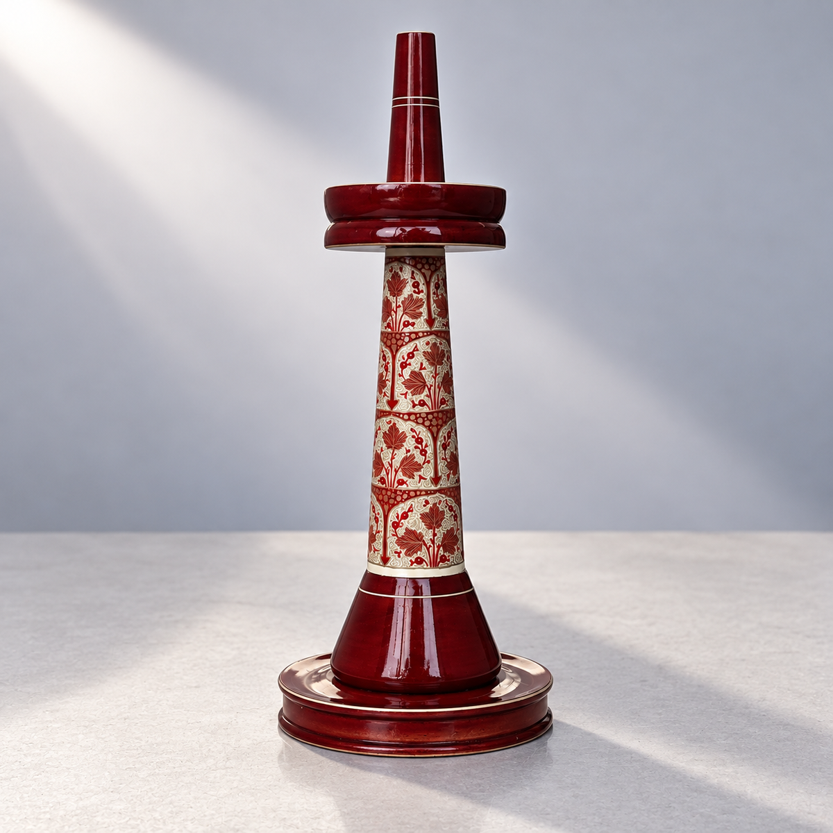 NAQQASHI VILLAKKU RED CREAM