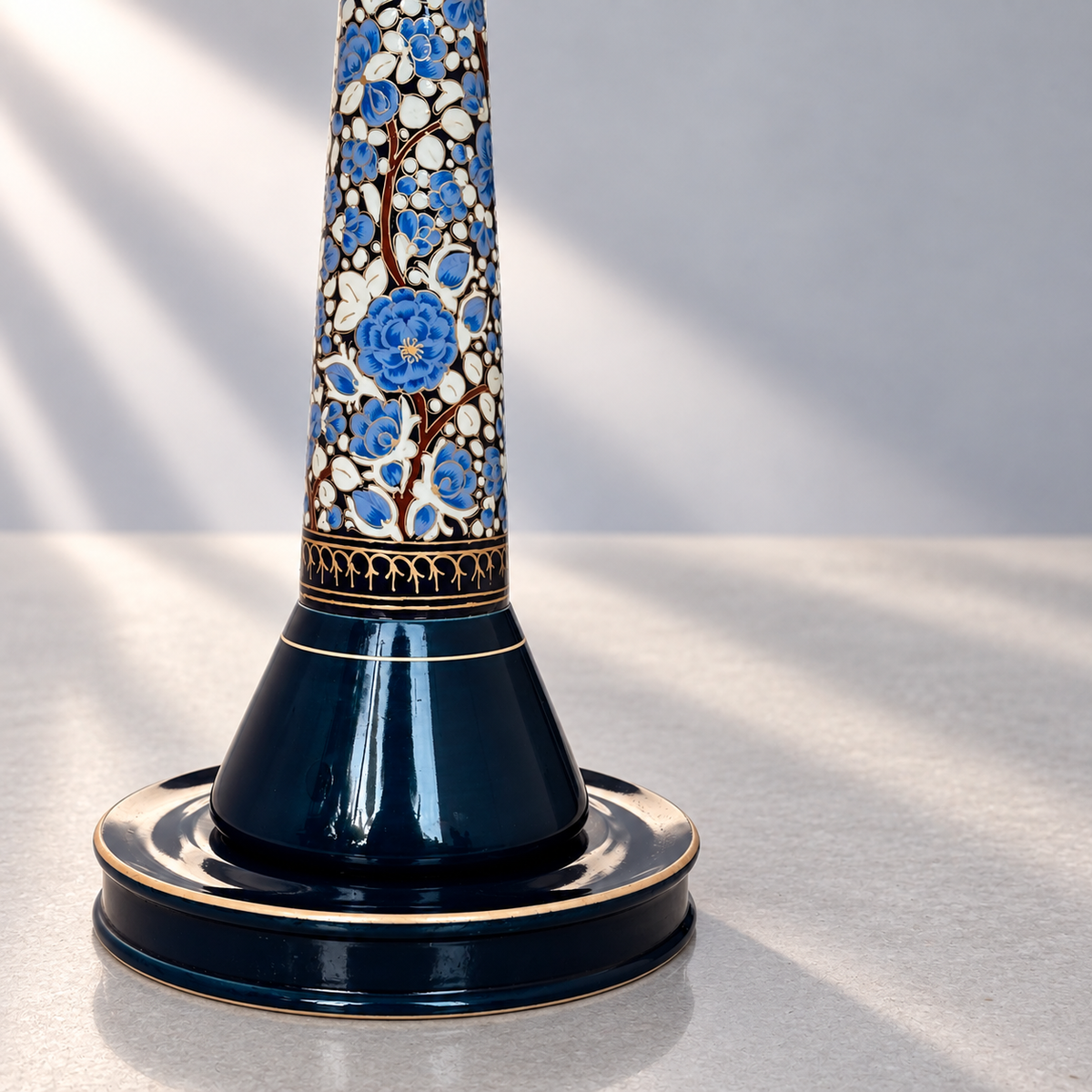NAQQASHI VILLAKKU BLUE FLORALS