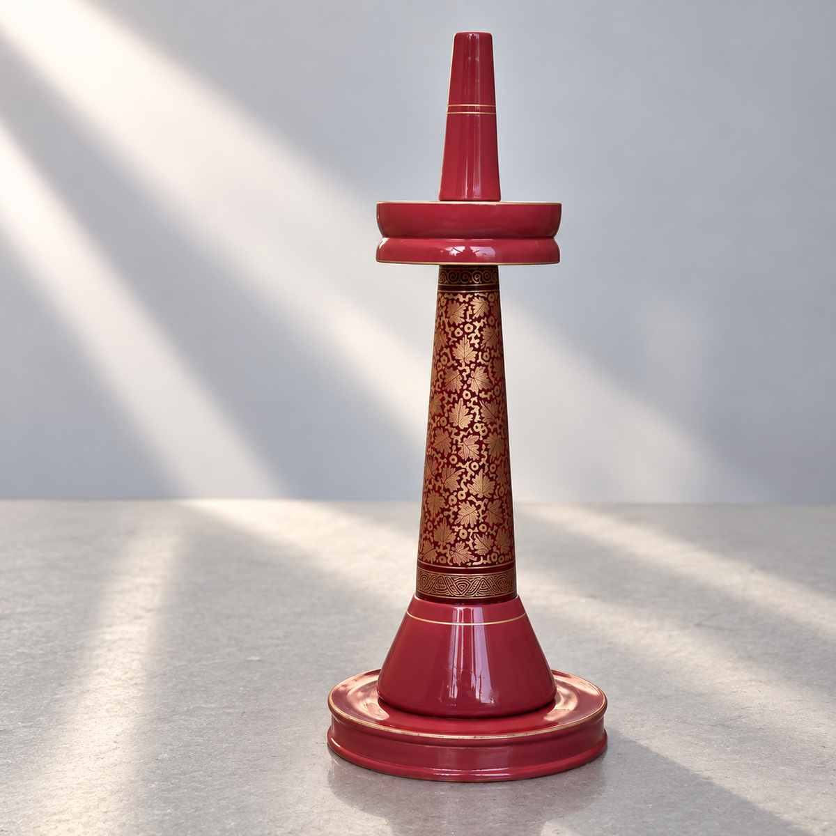 NAQQASHI VILLAKKU PINK MAROON CHINAR