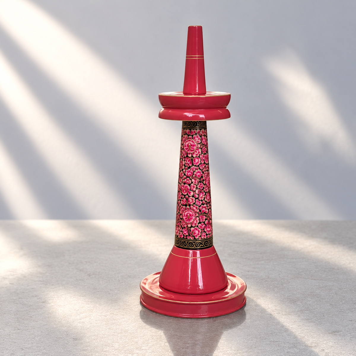 NAQQASHI VILLAKKU PINK FLORALS
