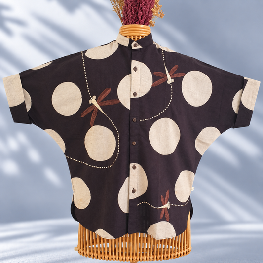ZIPPY DRAGONFLY POLKAS AF D Brown White