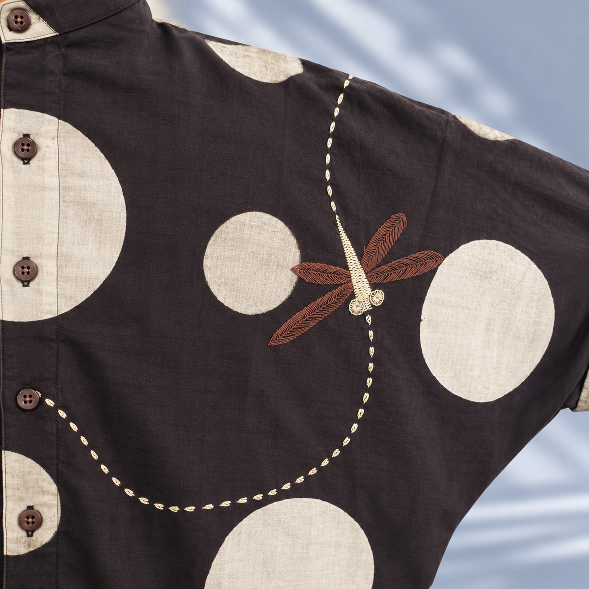 ZIPPY DRAGONFLY POLKAS AF D Brown White