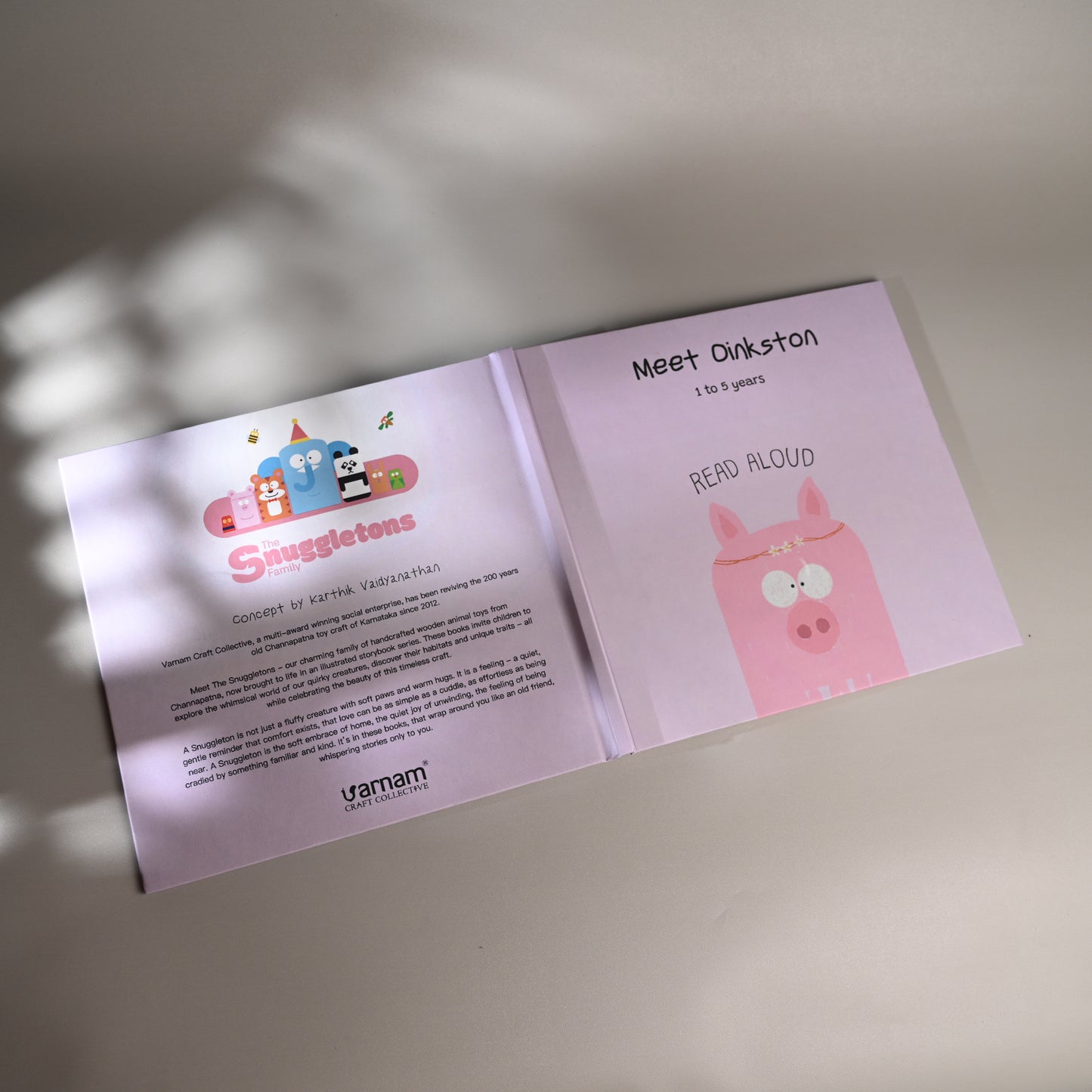 the OINKSTON STORYBOOK