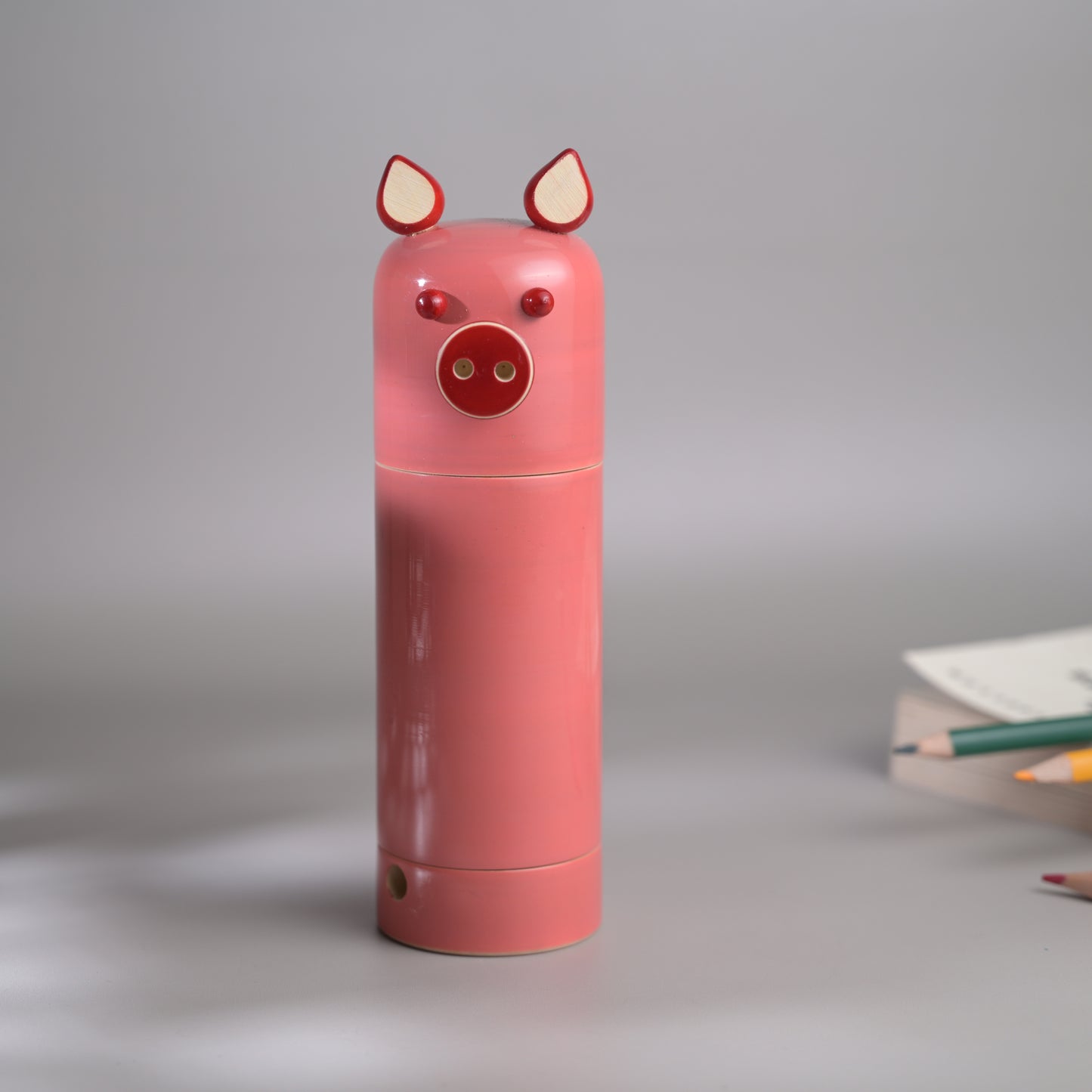 PINK OINKSTON COLOURING BOX