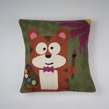 Load image into Gallery viewer, Pawston Crewel Cushion
