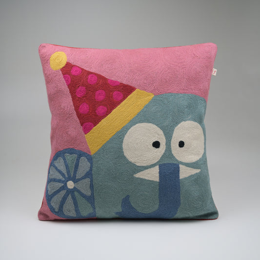 Flappy Crewel Cushion