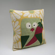 Load image into Gallery viewer, Nibbles Crewel Cushion
