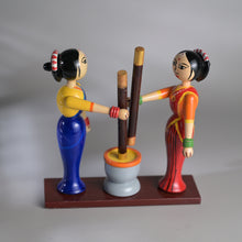 Load image into Gallery viewer, Village scene - Pounding spices
