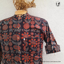 Load image into Gallery viewer, FLORALS Red Black Full sleeves
