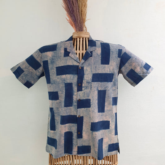 AJRAKH PATCHES - all blue