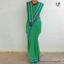 Load image into Gallery viewer, ILKAL ~ all green checks cotton silk
