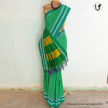 Load image into Gallery viewer, ILKAL ~ all green checks cotton silk
