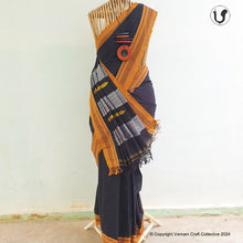 Load image into Gallery viewer, ILKAL ~ black mustard cotton silk
