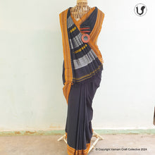 Load image into Gallery viewer, ILKAL ~ black mustard cotton silk
