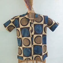 Load image into Gallery viewer, CHAND AJRAKH - cream blue
